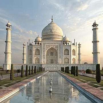 Taj Mahal — where love is written in marble!